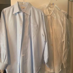 Two John W. Nordstrom Dress Shirts 17/35